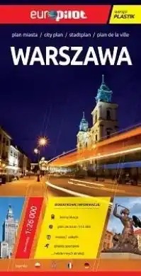 Warszawa Europilot plan miasta 1:26 000 Darmowy zwrot