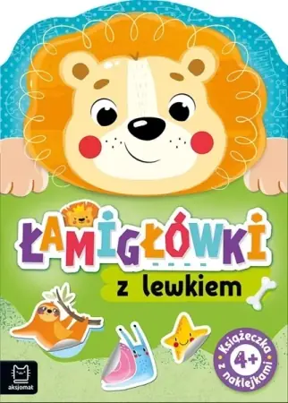 Najlepsza cena Łamigłówki z lewkiem. Książeczka z naklejkami 4+ - Anna Podgórska